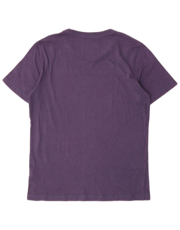 Puma - Camiseta gráfica para hombre, talla pequeña, algodón azul marino