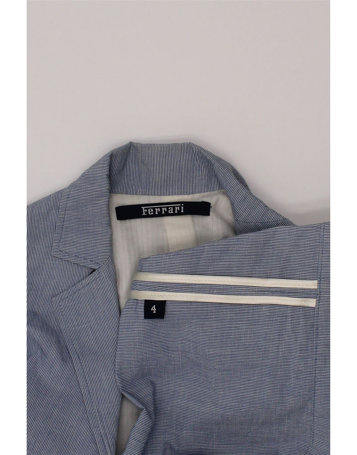 Chaqueta tipo blazer de 2 botones para niño Ferrari 3-4 años Azul a rayas