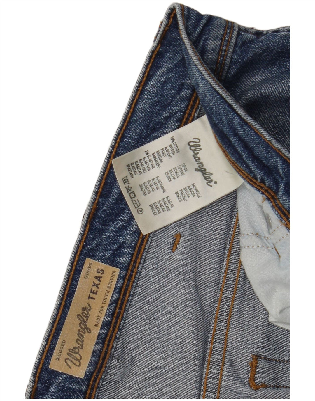 Wrangler Vaqueros Rectos Texas Para Hombre W38 L27 Algodón Azul
