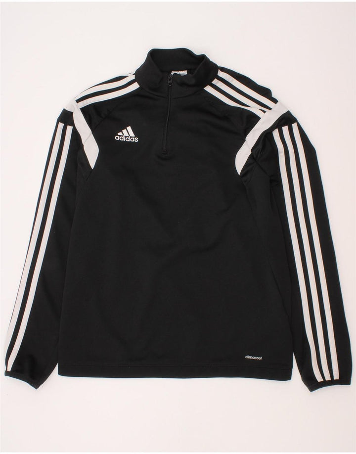 Adidas Chicos Climacool Jersey Chándal Top 11-12 Años Grande Negro