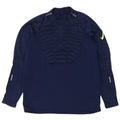 Nike Mens Zip Neck Jersey Chándal Top Medio Azul Marino Poliéster