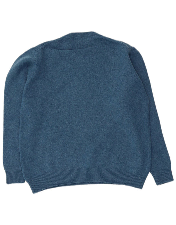 James Pringle Suéter tipo jersey con cuello redondo y ajuste regular para mujer UK 46 Azul grande
