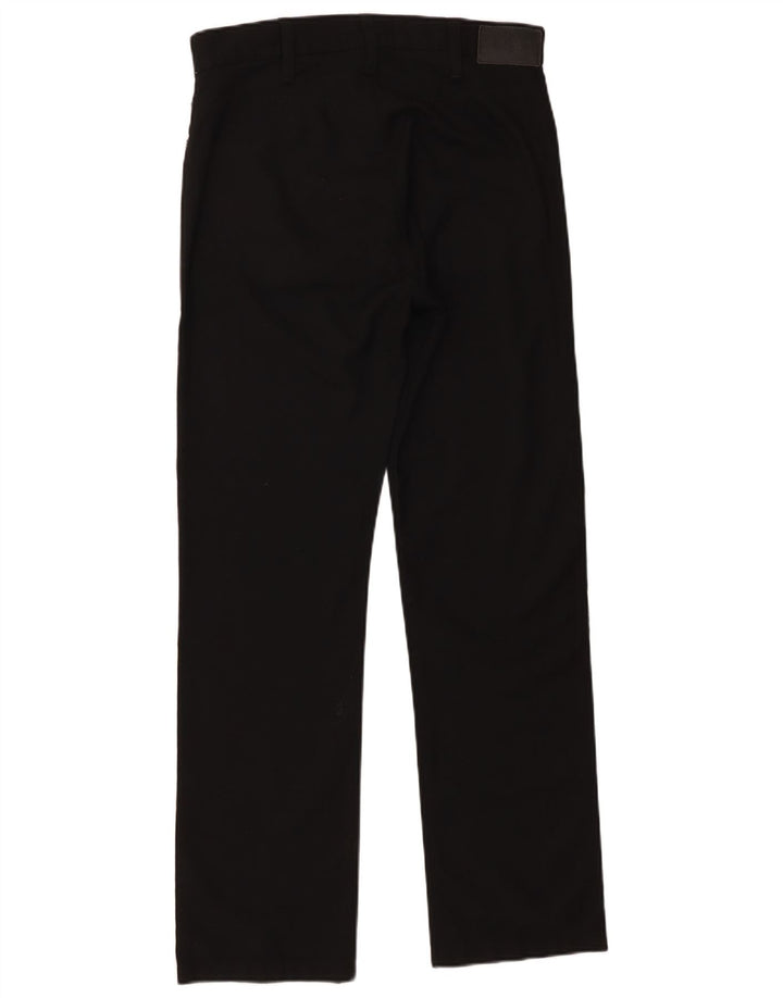 Armani Mujer Pantalones Casuales Slim W30 L30 Poliéster Negro