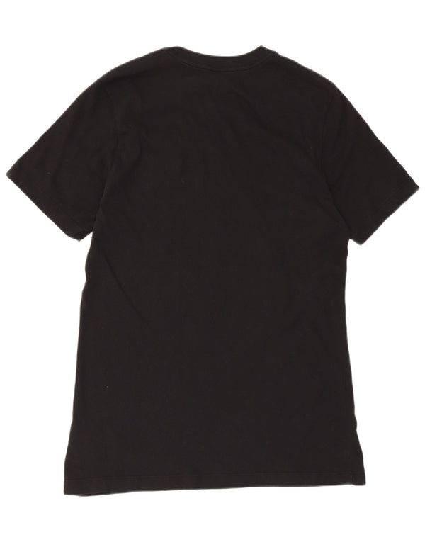 Nike - Camiseta gráfica para hombre, talla pequeña, algodón negro