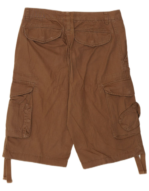 Pantalones cortos cargo para hombre Blue Side IT 48 Medium W32 Algodón marrón