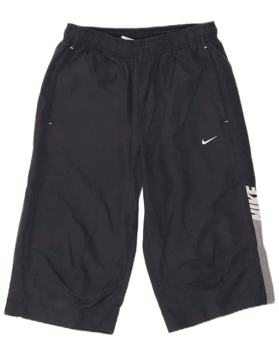 Nike Bermudas gráficas para hombre, pantalones cortos deportivos, tamaño pequeño, poliéster azul marino