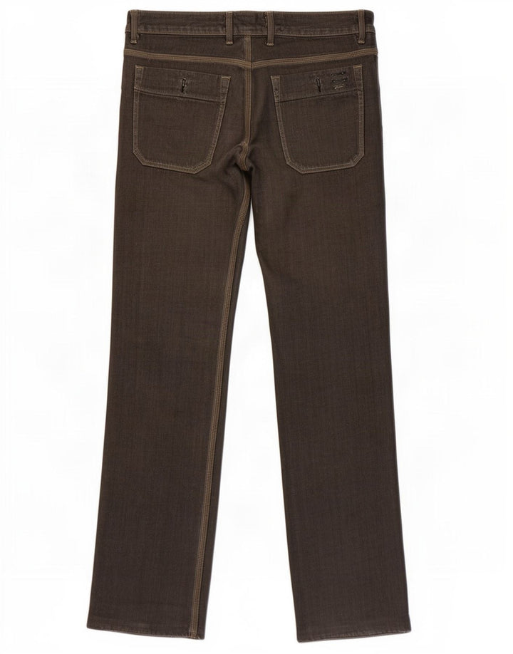 Diesel Vaqueros Rectos Para Hombre W31 L36 Algodón Caqui