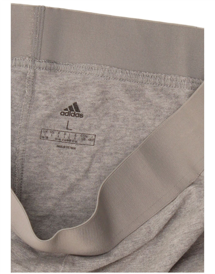 Leggings Adidas Mujer UK 16/18 Grande Gris