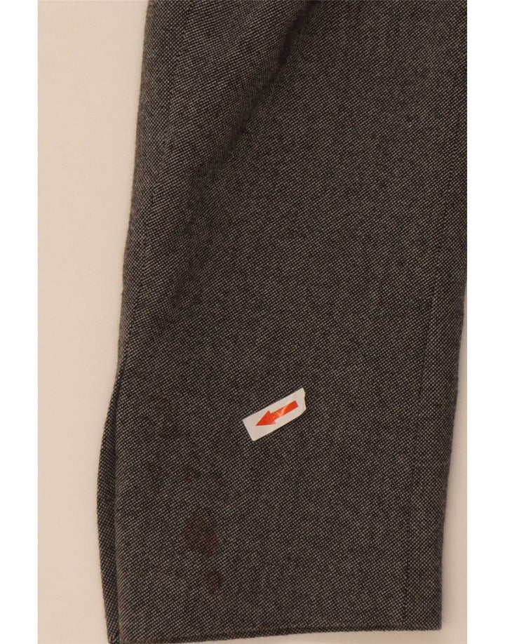 Marks & Spencer Chaqueta tipo blazer ajustada con 2 botones para hombre UK 42 Large Grey Wool