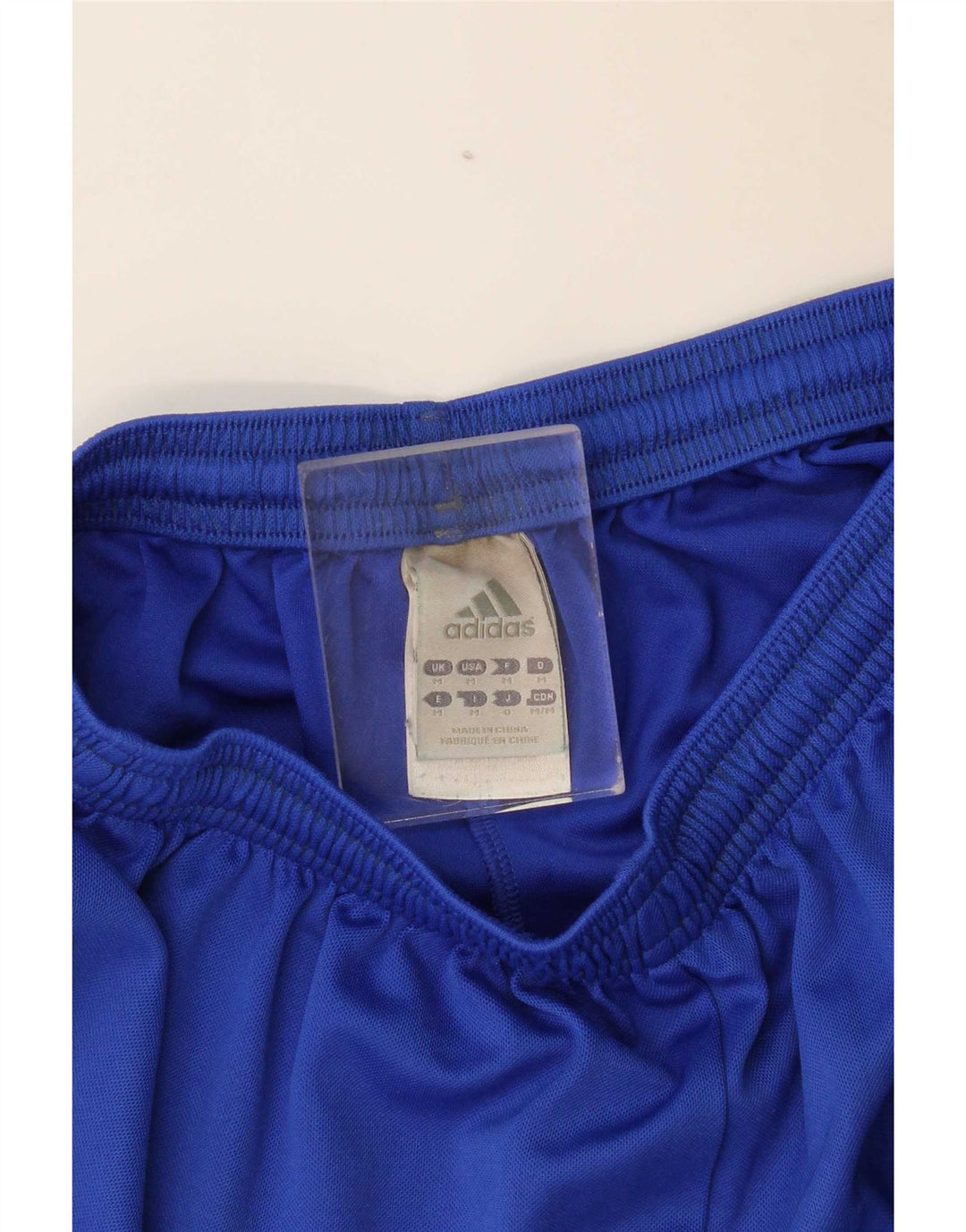 Pantalones cortos deportivos Adidas Climalite para hombre Poliéster a rayas azul medio