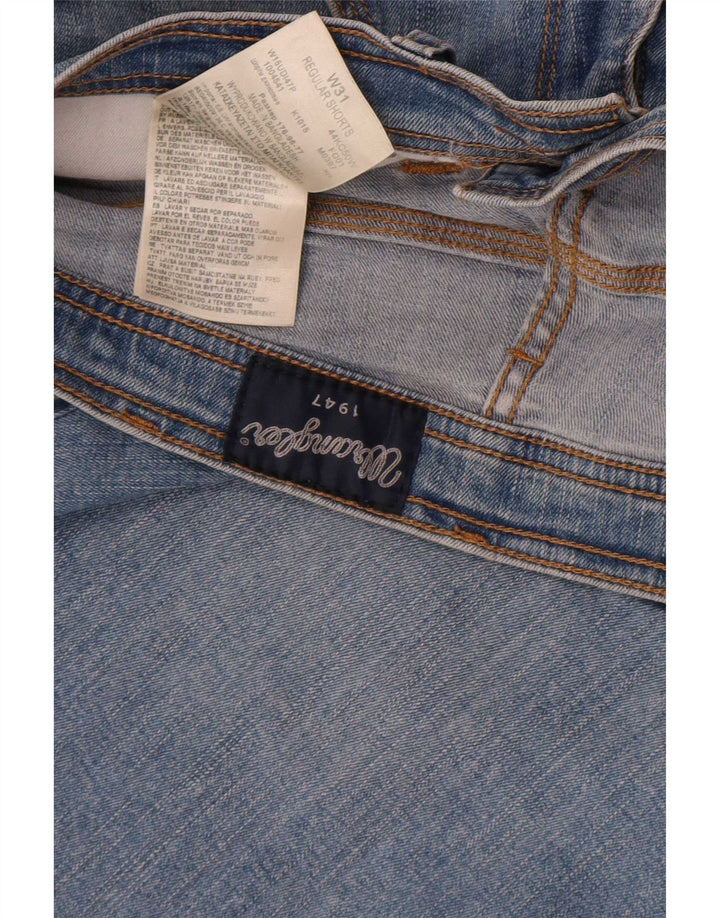 Wrangler Pantalones Cortos De Mezclilla Regulares Para Hombre W31 Algodón Azul Medio