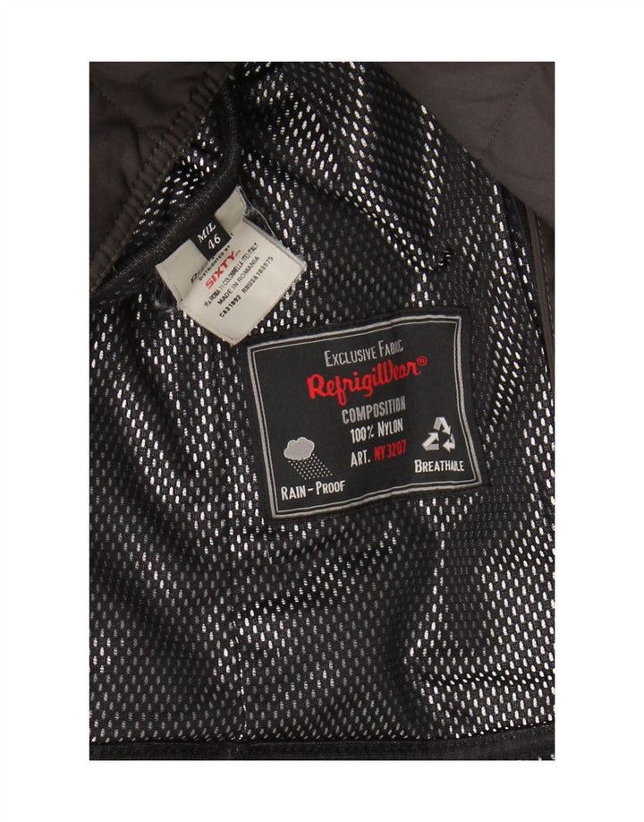 Refrigiwear Abrigo acolchado con capucha para mujer IT 46 Large Khaki Nylon