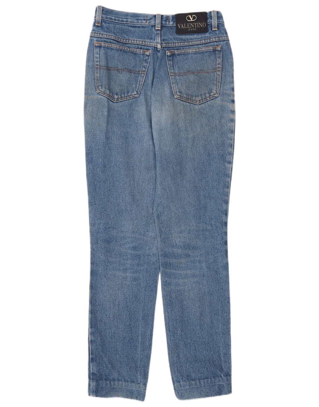 Vaqueros Cónicos Valentino Mujer W26 L30 Azul