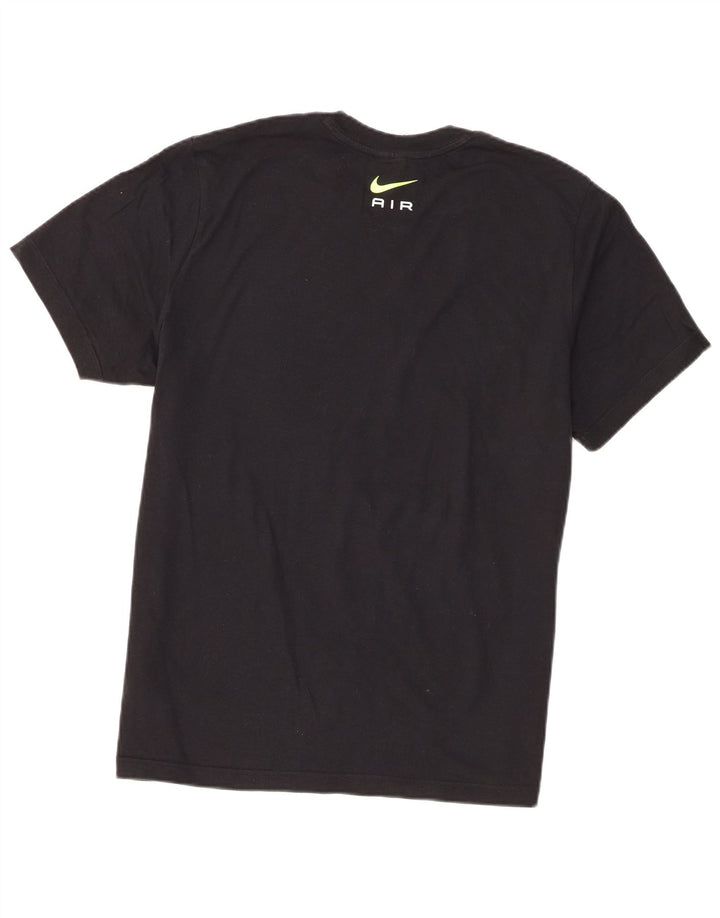 Nike - Camiseta gráfica para hombre, talla grande, algodón negro