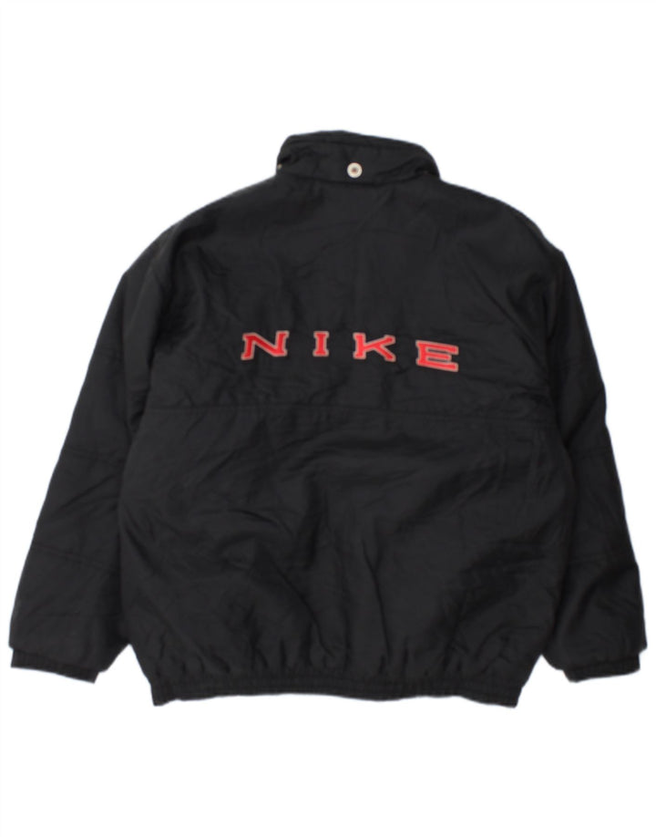 Nike Chaqueta acolchada con gráfico para niños 12-13 años Grande Nylon negro