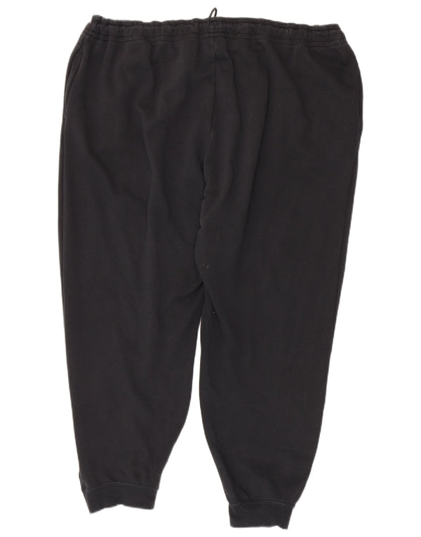 Nike Mujer Crop Chándal Pantalones Joggers UK 22 3XL Negro Algodón