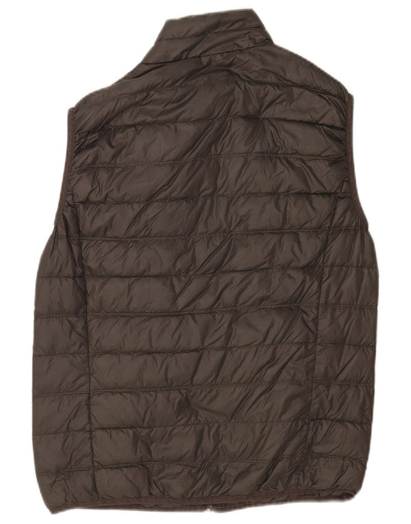 Emporio Armani Chaleco acolchado para hombre UK 40 Large Poliamida verde