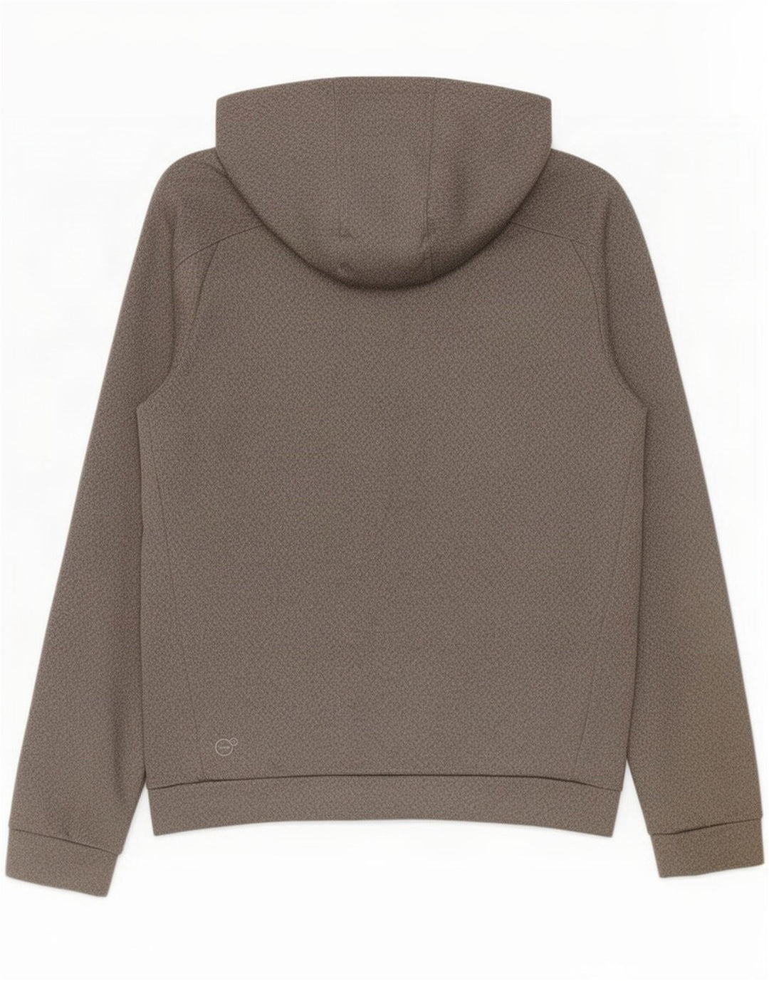 Puma Sudadera con capucha y cremallera para hombre, poliéster moteado gris grande