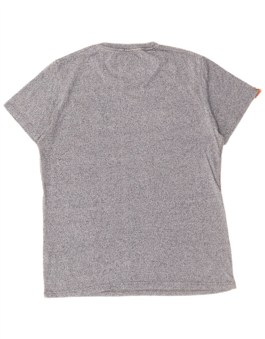 SUPERDRY Camiseta para hombre Top 2XL Algodón moteado gris