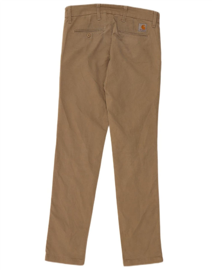 CARHARTT Pantalón chino ajustado para hombre W29 L32 Algodón beige