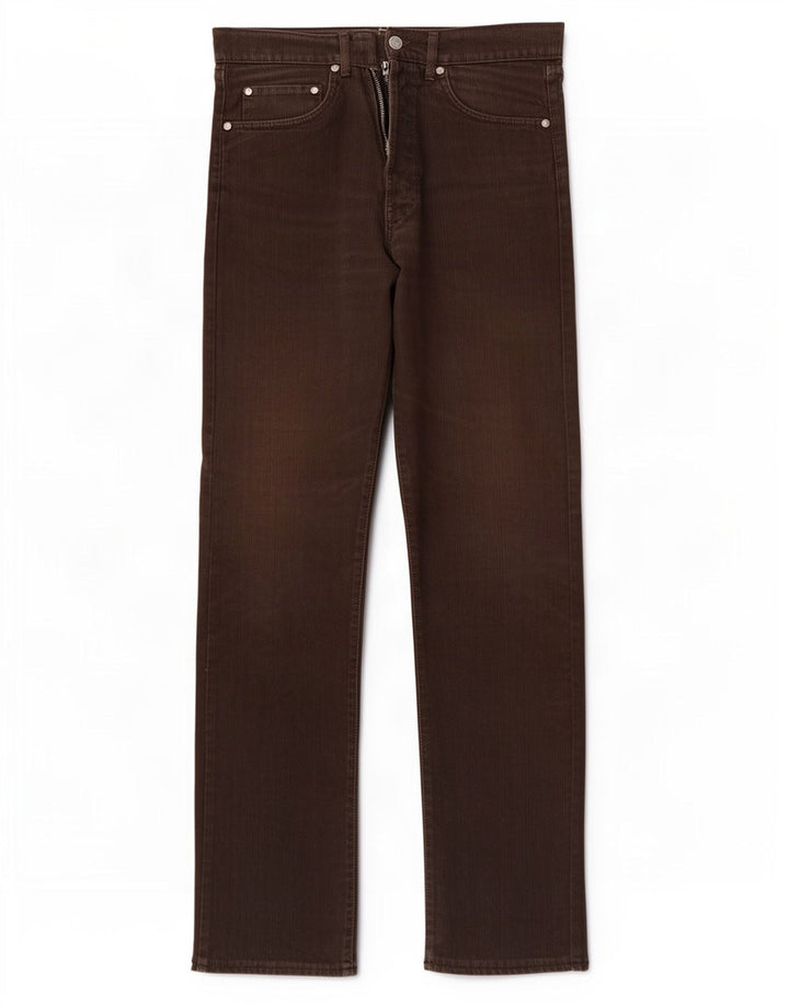 Vaqueros rectos para hombre Gas W30 L32 Algodón marrón