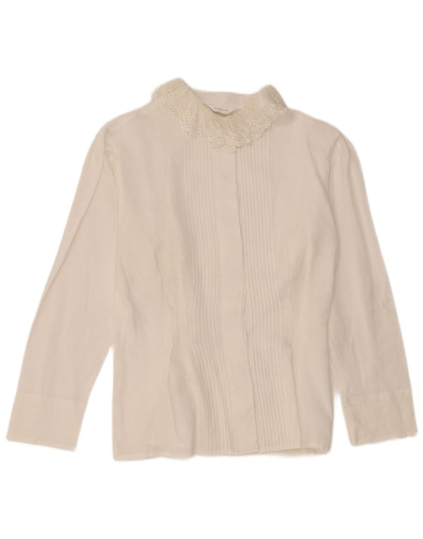 Blusa estilo camisa para mujer Hammer EU 40 Ramio blanco mediano