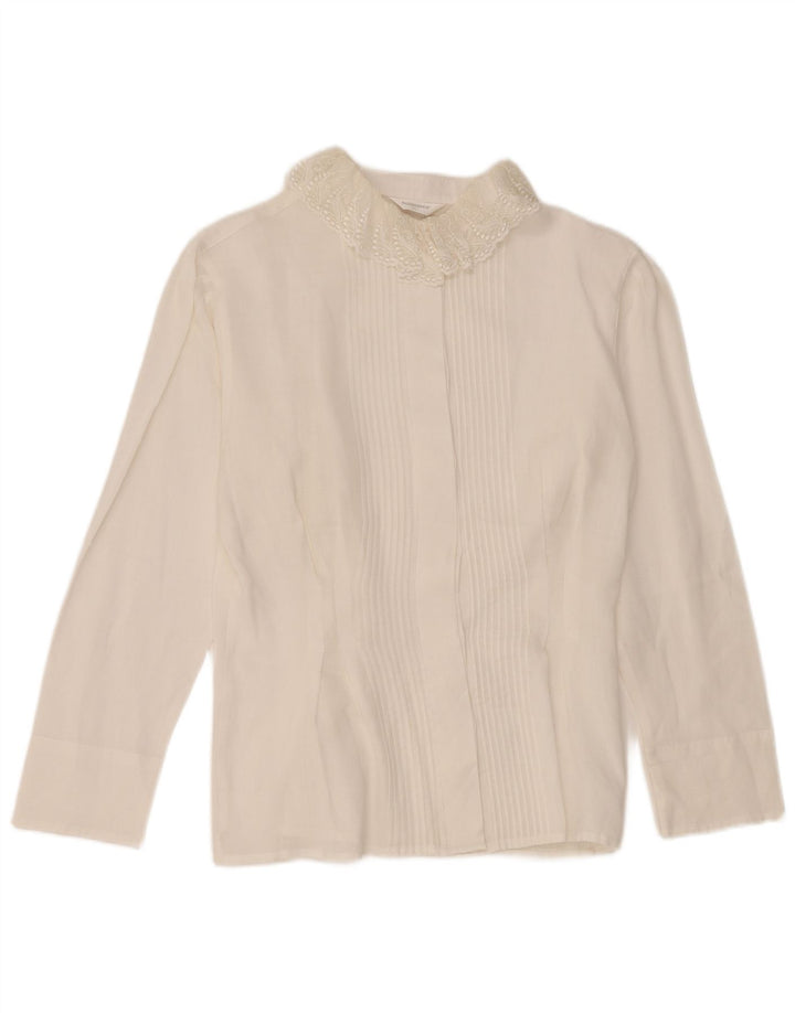 Blusa estilo camisa para mujer Hammer EU 40 Ramio blanco mediano