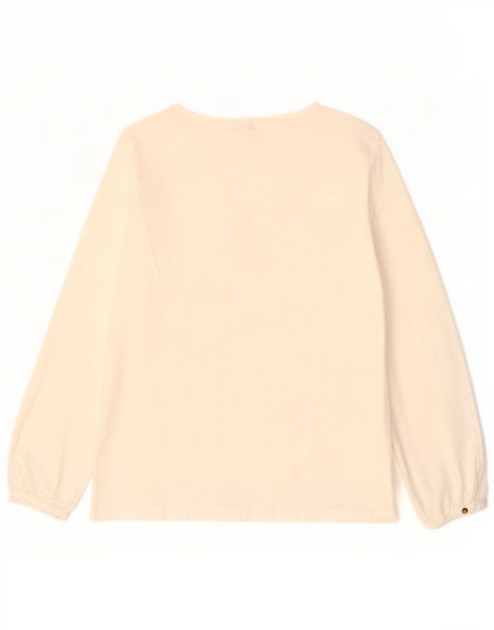 Blusa tipo camisa para mujer Fat Face UK 42 Algodón blanco mediano