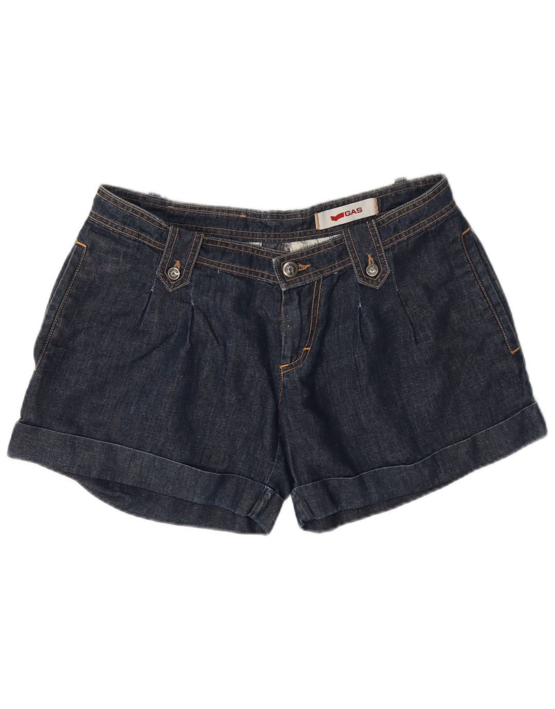 Shorts Vaqueros Mujer Gas W29 Algodón Azul Marino Medio