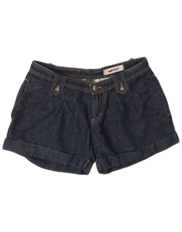 Shorts Vaqueros Mujer Gas W29 Algodón Azul Marino Medio
