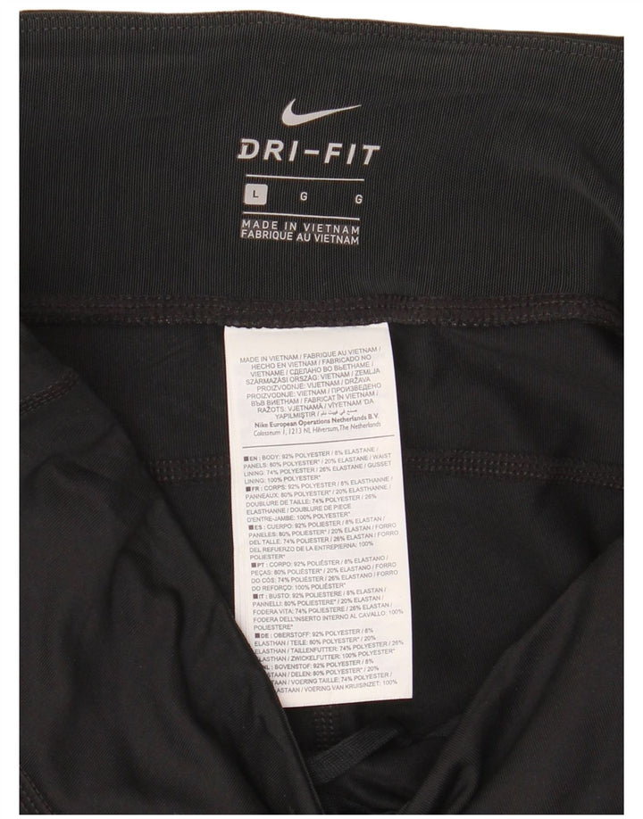 Nike Leggings Dri Fit para mujer UK 44 Grande Poliéster negro