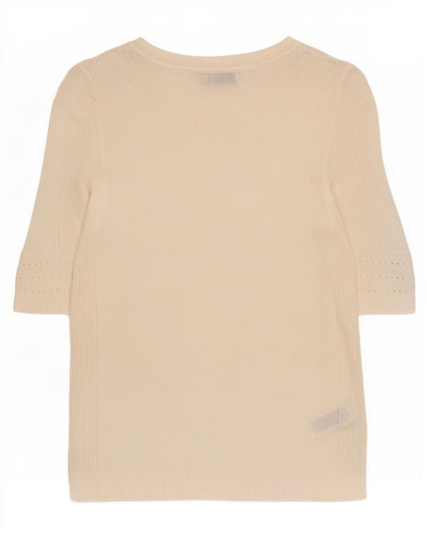 Marks & Spencer Jersey con Cuello Barco para Mujer UK 8 Small Off White