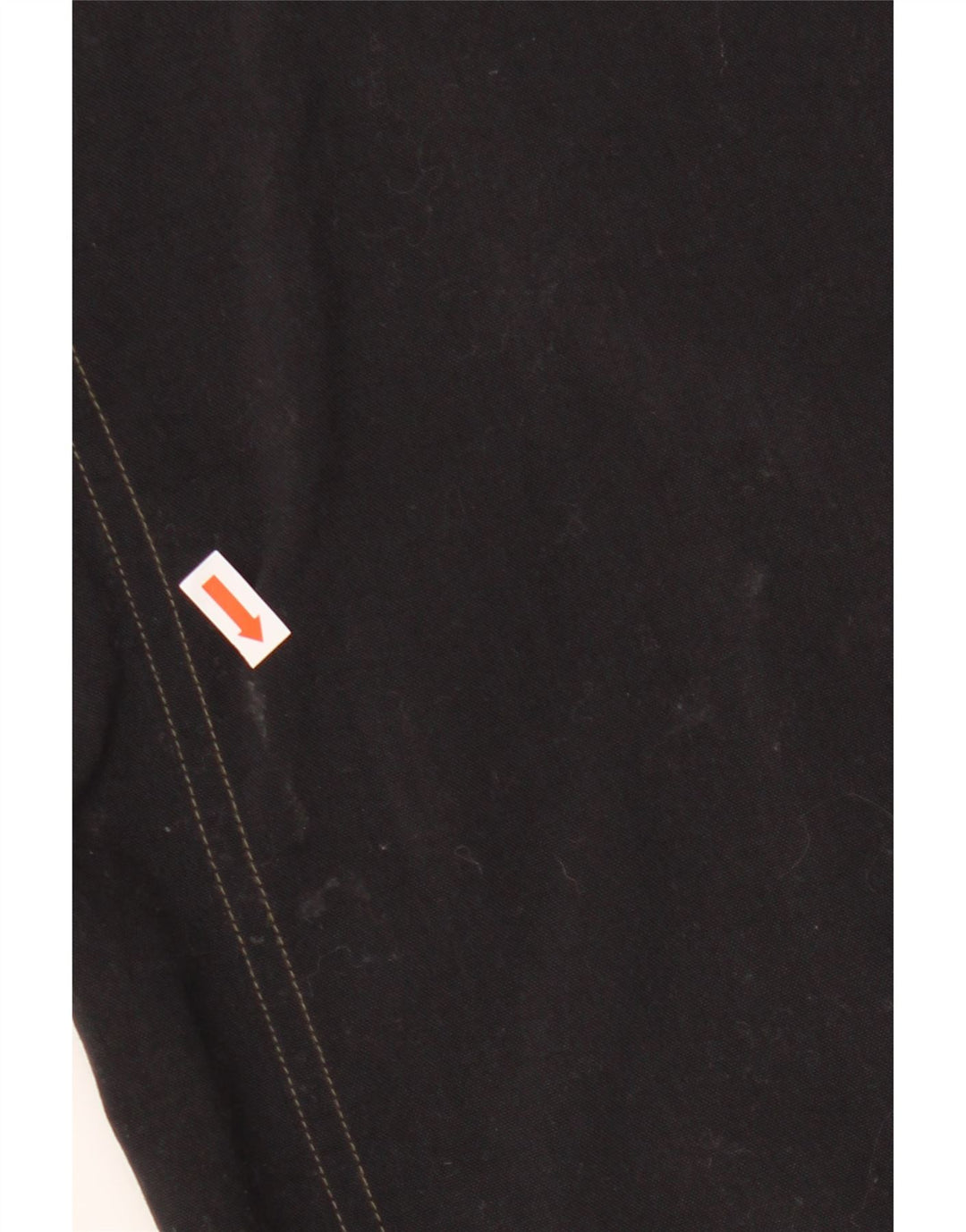 Pantalón cortavientos COLUMBIA para hombre, talla grande, nailon negro