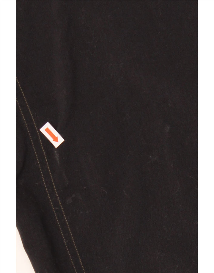 Pantalón cortavientos COLUMBIA para hombre, talla grande, nailon negro