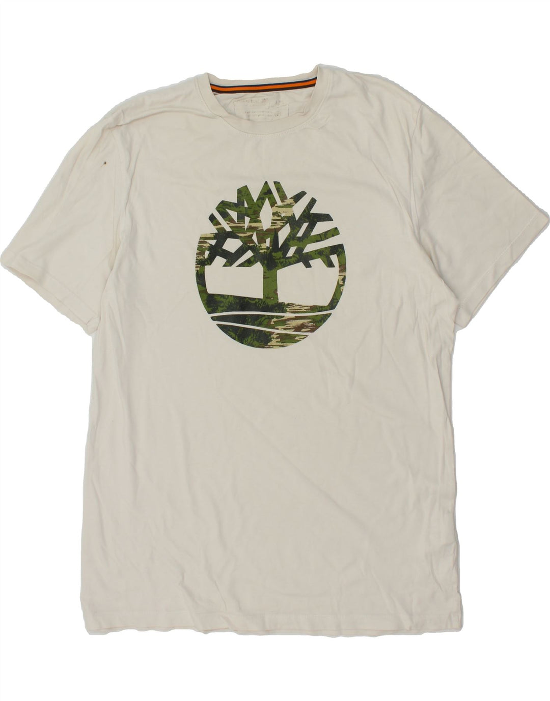 TIMBERLAND Camiseta gráfica para hombre Top grande blanco