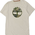 TIMBERLAND Camiseta gráfica para hombre Top grande blanco