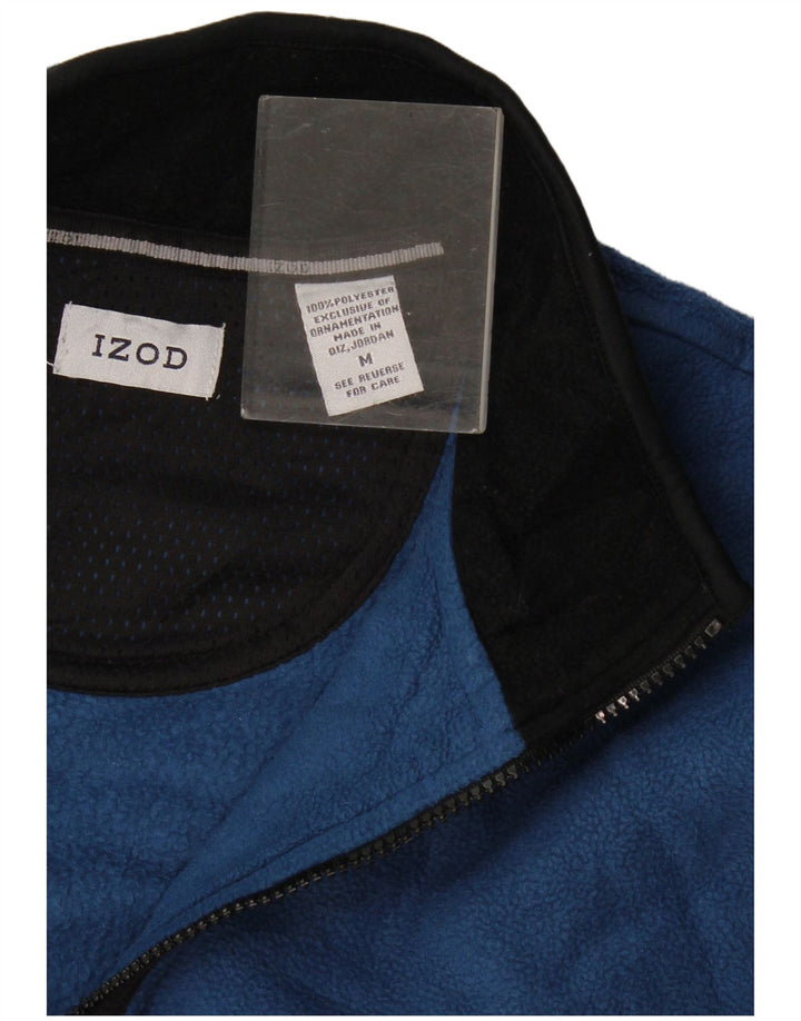 Chaqueta polar Izod para hombre ES 38 Poliéster azul medio
