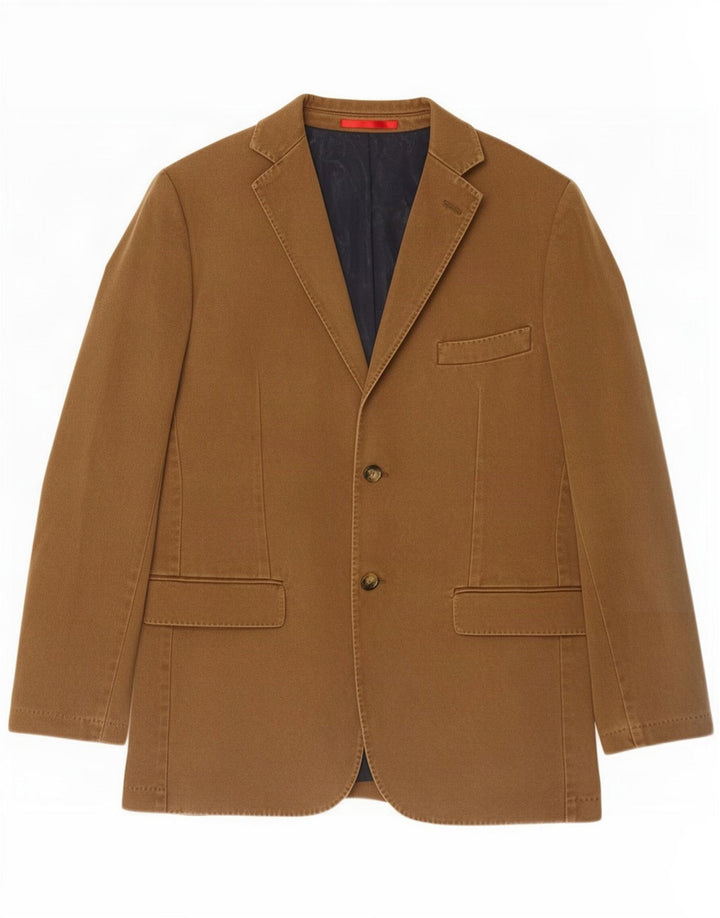 Chaqueta tipo blazer de 2 botones para hombre Gant EU 48 Algodón marrón medio