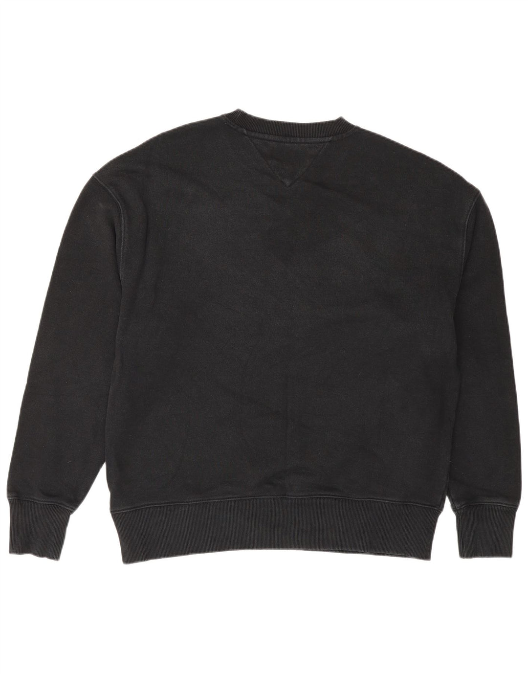 Tommy Hilfiger Hombre Sudadera Gráfica Jumper Small Black Colorblock