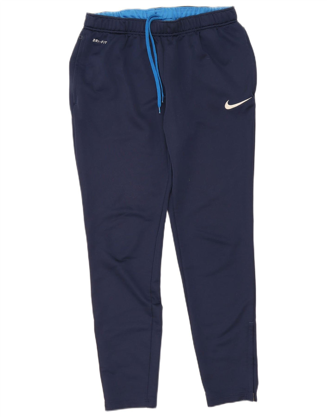 NIKE Pantalón de chándal Dri Fit para hombre, tamaño grande, poliéster azul marino