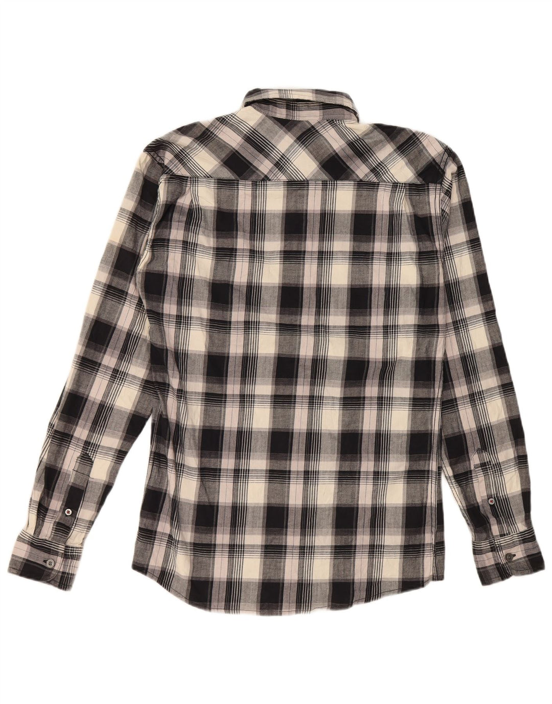Wrangler Camisa De Franela De Corte Regular A Cuadros Para Hombre Algodón A Cuadros Negro Pequeño