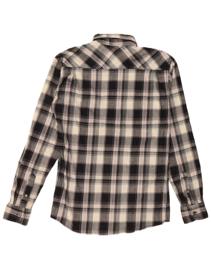 Wrangler Camisa De Franela De Corte Regular A Cuadros Para Hombre Algodón A Cuadros Negro Pequeño