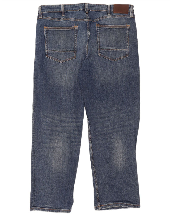 Marks & Spencer Jeans Sueltos para Hombre W38 L31 Algodón Azul Marino