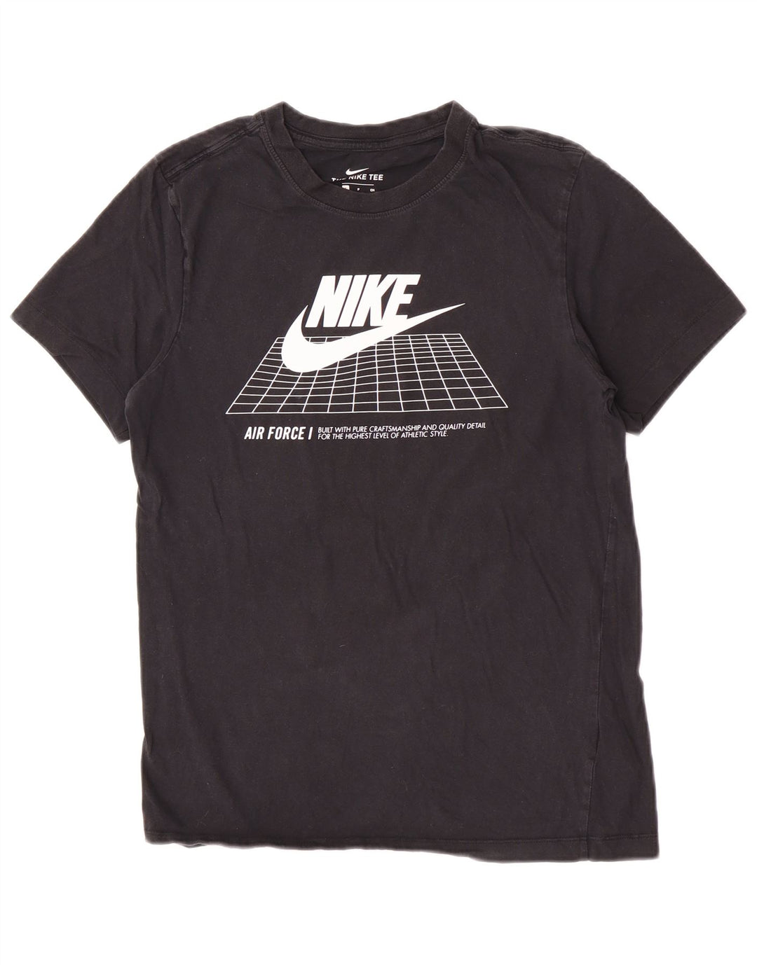 Nike - Camiseta gráfica para hombre, talla pequeña, algodón negro