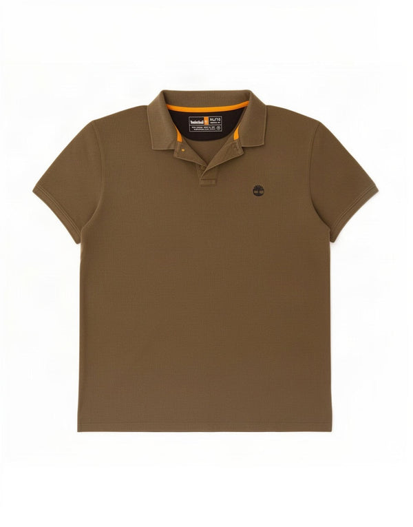 Timberland Polo Regular Fit Hombre XL Algodón Caqui