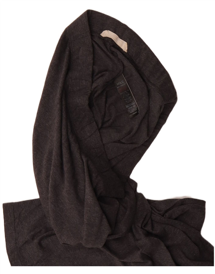 MARKS & SPENCER Pantalones de chándal para mujer UK 10 Small Grey Cotton