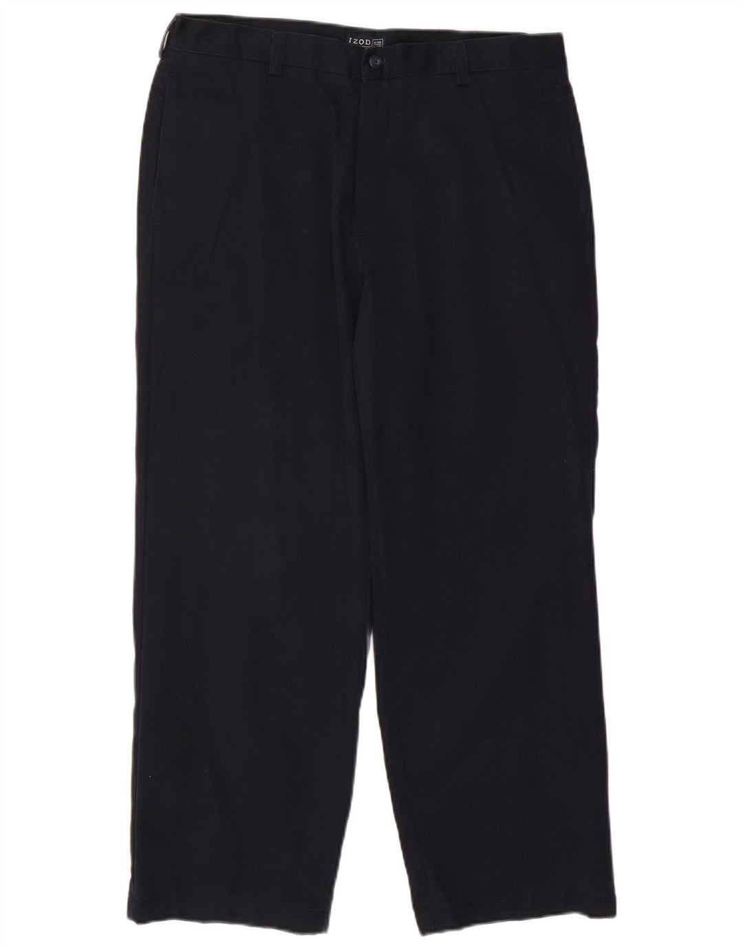 IZOD Pantalón chino recto para hombre W36 L29 Algodón azul marino