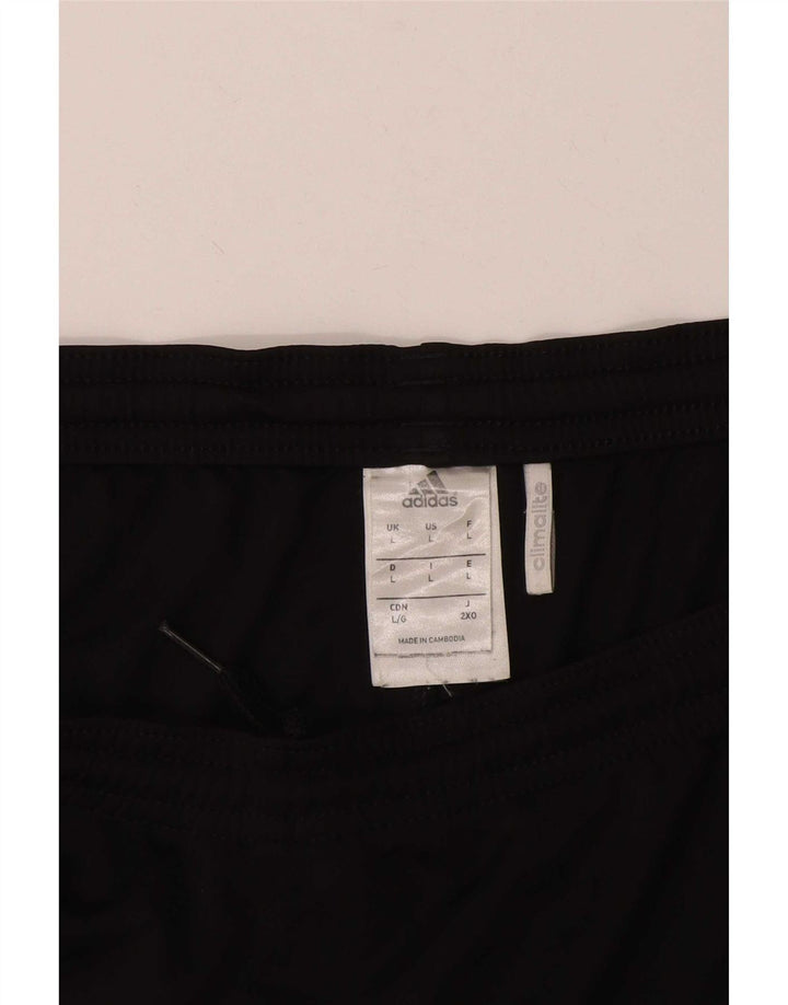 Adidas Mens Climalite Sport Shorts Grande Negro Poliéster