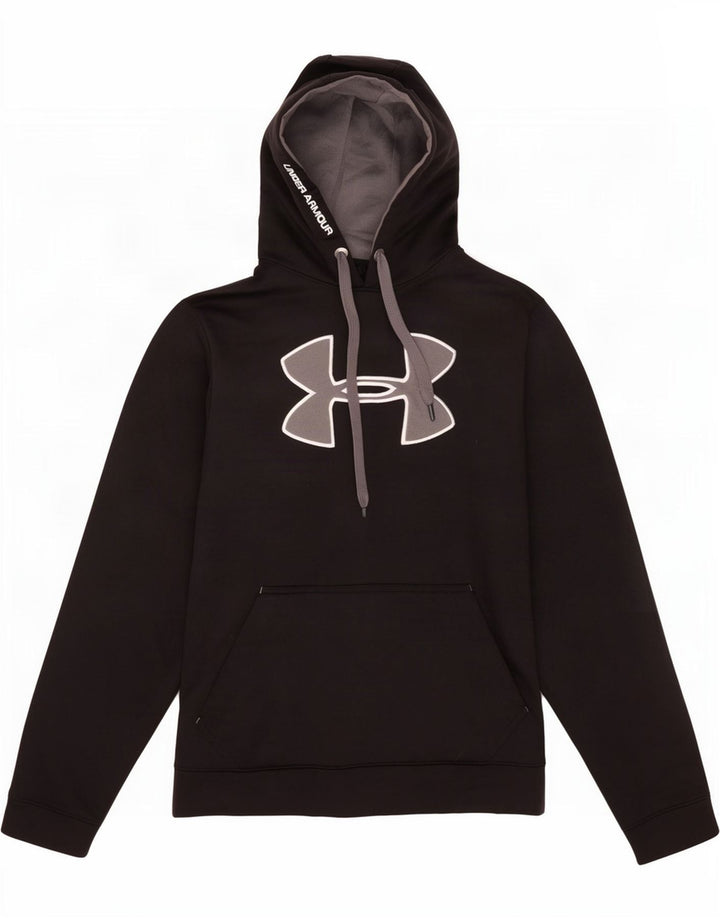 Under Armour Jersey con capucha gráfica para hombre Poliéster negro mediano