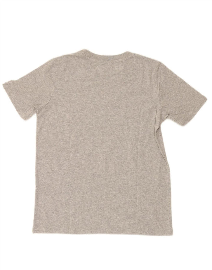 SUPERDRY Womens Graphic T-Shirt Top UK 10 Small Grey